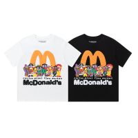 CPFM x Cacus Jack x McDonalds FW22 T เสื้อผู้ชายผู้หญิง EU ขนาด 100% Cotton CPFM Top Tees แฟชั่นฤดูร้อนฟองพิมพ์