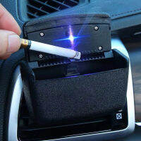 ที่เขี่ยในรถยนต์พร้อมไฟ LED Universal Autmotive Interior Portable Auto Ashtray Flame Retardant Holder