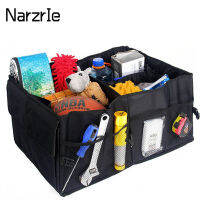 Narzrle Multipurpose Collapsible Car Trunk Storage Organizer Bag Portable Car Storage Bag Car Trunk Organizer