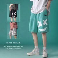 [COD] Shorts mens summer Kong style new thin section straight loose outer print sports beach five-point