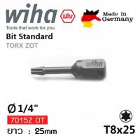 WIHA ดอกไขควงปาก TORX ZOT T8x25 Order No.20945