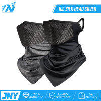 Summer Outdoor Breathable Ice Silk Head Cover Sunscreen Riding Mask MenS Hanging Ear Triangle Scarf Face Protection Neck Neck Bib