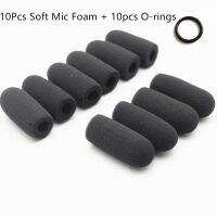 10 Pcs Foam windscreen mic windshields quality foam cover fit for David Clark M-7 headset microphones