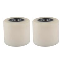 2X to Rotate Pallet 80 x 70mm Nylon Beige + Silver