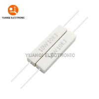 【jw】●✹✌ 10PCS 10W 5 Cement Resistor Resistance 0.1R-10K 1R 10R 100R 0.5 1 1.5 2.2 8.2 10 12 22 47 68 150 1.2K 2.2K ohms