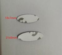 20X Replacement For FORD Car emblem insignia 18x7mm 21x8mm Aluminum DIY sticker KEY LOGO