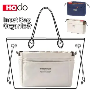 Smartconn Felt Insert Bag Organizer with Zipper, Small Handbag Purse  Organizer Tote Liner Pouch for Women, 2 Piece Set