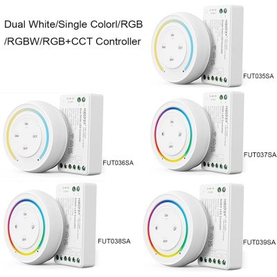 Miboxer DC12-24V FUT035SA 2.4G Sunrise Remote Control Rainbow Remote For Dual White/Single Color/RGB/RGBW/RGB CCT LED Strip