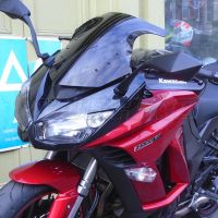 ♙กระจกบังลมกระจกรถจักรยานยนต์สำหรับ2011 2012 2013 2015 2014 2016 Kawasaki Ninja 1000 Z 1000 ZX1000 SX Z1000SX อิริเดียม