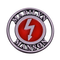 }qi เข็มกลัด Marilyn Manson นักร้องนำวง Rock Industry Metal Band