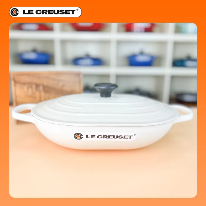 Le Creuset Authentic Enamelled Cast Iron Signature Oblong Casserole ...