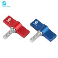 BGNing Aluminum Knob Screw Adapter 1/4 17mm Screw Length Rail Rod Slider Clamp Locking Screw L Shape/T Shape Wrench Clamp Screws