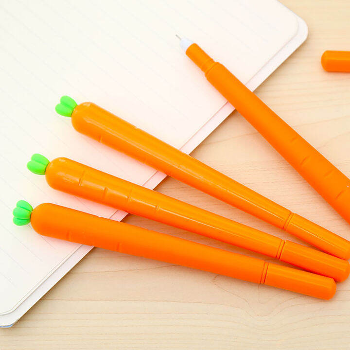 36pcset-creative-funny-carrot-cute-pens-vegetable-kawaii-school-gel-pen-thing-black-blue-ink-roller-ball-point-stationery-store