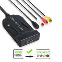 HDMI to AV-S-Video Adapter HDMI Input S-Video AV CVBS Output Video Converter Cables