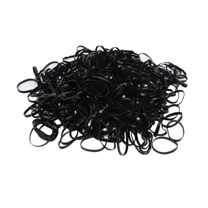 500pcs-black-elastic-rubber-band-for-hair-female-girl-gift