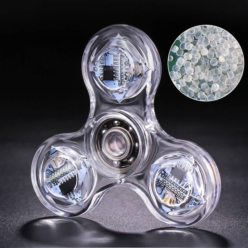 Budget Spinner Glow Dalam Gelap Main Anti Tekanan Led Tri Spinner Ausme Bercahaya Spinners Kinetik Gyroscope untuk Kanak Kanak