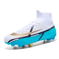 Mens Soccer Shoes TF/FG Football Boots Anti-Slippery Sports shoes Comfortable Ultralight Outdoor Training Sneakers Soft Cleats