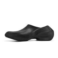 2023 New Fashion version Spring Mens Waterproof New Indoor and Outdoor Mens Shoes Solid Color Casual Lazy Shoes Work Full Toe Slippers Slip On
