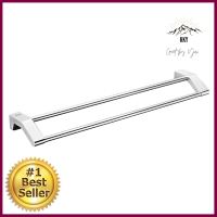 ราวแขวนผ้าคู่ KARAT FAUCET KB-17-662-52 สีเงินDOUBLE TOWEL BAR KARAT FAUCET KB-17-662-52 SILVER **หมดแล้วหมดเลย**