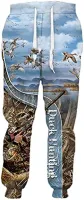 Duck Hunting Pants Mens Womens Sweatpants 3D Printing Jogging Fashion Casual Pants Sweatpants Trousers 3 M