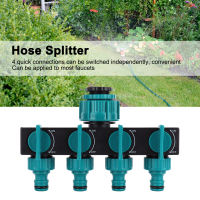 4 Way Hose Splitter Water Tap Hose Connectors จำหน่ายสำหรับสวนเครื่องมือชลประทานการเกษตร