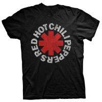 Red Hot Chili Peppers Distressed Logo Rock เสื้อยืดผู้ชาย Unisex