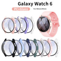 เคส Samsung Galaxy Watch 6 / Watch 6 40mm 44mm เคสPC +ฟิล์มกระจก กรอบกันรอย ซัมซุง galaxy watch 6