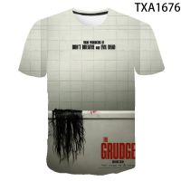 2023 newnew The Grudge T เสื้อฤดูร้อนใหม่แฟชั่นแขนสั้น T เสื้อ3D พิมพ์ Casual Men Women Tops TEE