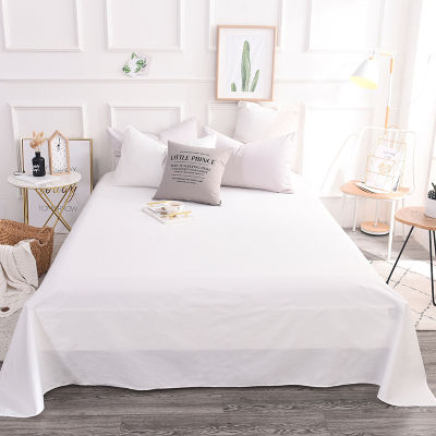 ผ้าปูที่นอนโรงแรม ผ้าปูที่นอนไม่รัดมุม สีขาว Cotton 100 % ทอซาทีน 220 เส้น ลิ้งนี้มีขนาด 3.5/5/6/7 ฟุต
