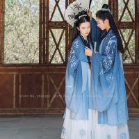 Traditional Chinese Improved Hanfu Gowns Tang Suit Stage Dress Women Men Couples Oriental Festival Outfits Robes Ancient Costume