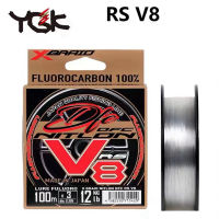 YGK RS V8 100 FLUROCARBON สายตกปลา0.8 #-20 # Made In Japan 100M Super Strength สายตกปลา Strong Soft สวมใส่ความต้านทาน