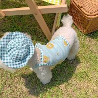 [COD] T send hat pet sling dog clothes Pomeranian bichon Yorkshire puppies cat thin section