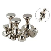 New Trendy Mini Powerful Neodymium Magnet Hooks Circular Whiteboard Holder for Calligraphy and Painting Metal Magnetic Map Pins