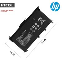 โน๊ตบุค แบต แบตเตอรี่ (ส่งฟรี ประกัน 1 ปี) HP Battery แบตเตอรี่โน๊ตบุ๊ค HP รุ่น HT03XL HP Pavilion 14-CE HP 14S-CF0033TX HP 14-CK0000 ของแท้