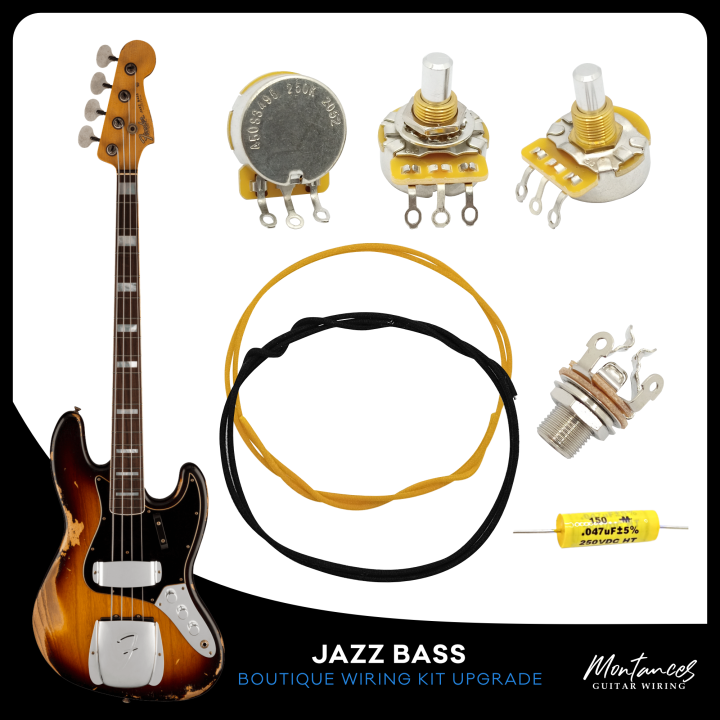 Jazz Bass Wiring Kit (Boutique Set) | Lazada PH