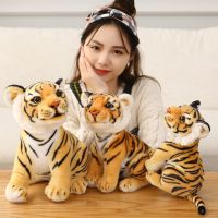 Simulation Tiger Doll Plush Toys Siberian Tiger Doll White Tiger Small Chinese Zodiac Tiger Ragdoll Childrens Gifts