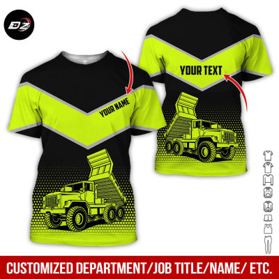 2023 Personalized Name And Color Dump Truck All Over Printed Clothes CG7726