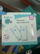 Hộp 50 túi trữ sữa 250ml Babuu Nhật Bản