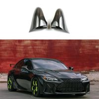 Rear View Mirror Cover Cap Case Trim Horn Style Carbon Fiber Glossy Black Wing for is GS ES RC Right Rudder