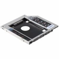 SATA เพื่อ SATA SSD ฮาร์ดดิสก์ไดรฟ์เวอร์ Converter สำหรับ 9.5mm CD / DVD-ROM Hard Drive Caddy 9.5มิลลิเมตรยูนิเวอร์แซ รุ่นตัวบาง