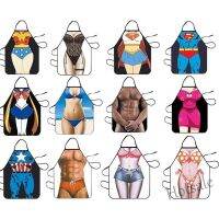 【hot sale】۩☄ D13 Male Female Apron Unique Funny Novelty Creative Couple party Sexy Dress Up