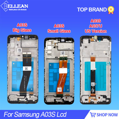 6.5นิ้วจอแสดงผล A037สำหรับ Samsung Galaxy A03S LCD Touch Panel Screen Digitizer A037U A037M ประกอบกับกรอบจัดส่งฟรี