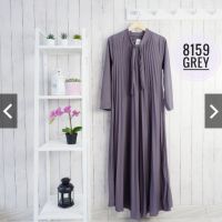 Bd 8159 GAMIS - PAULINA MAXY PLISKET JUMBO XXL MUSLIM Rope Size BIGSIZE Earth Stretching Plain