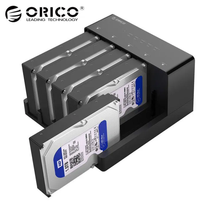 Orico 2 5 3 5 Sata Hdd Docking Station Super Speed Usb 3 0 Hard Drive Enclosure Support 10tb 5 Bay Offline Clone Lazada Ph