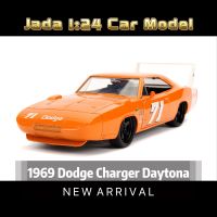 JHTJHNDTGFJHND Jada Toys Big Time Muscle 1969 Dodge Charger Daytona, Orange 71, 1: 24 Scale Die-Cast Vehicle รถสะสม