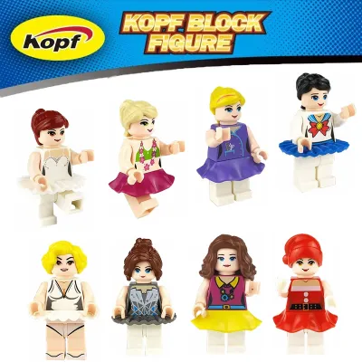 สาวคริสต์มาสรุ่นของขวัญวันเกิดการศึกษาของเล่นสำหรับเด็ก DIY อาคารบล็อก Minifigures อิฐภาพยนตร์