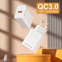 Euus Fast Charger Charger Quick Charge 3.0ที่ชาร์จศัพท์มือถือสำหรับ 14 Pro Xiaomi Samsung Wall Charger Adapter