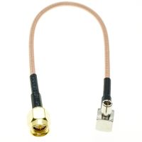 RG316 SMA MALE to TS9 MALE Plug Right angle Connector Crimp Wire Terminal RF Jumper pigtail Cable