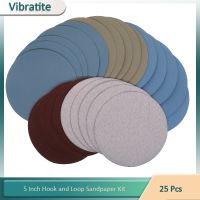 ✣◊☽ 25PCS 125mm /5 Inch Sanding Discs Hook Loop SandpaperGrit 1000 /2000 /3000/ 4000/ 5000 Round Sandpaper Disk Sand Sheet