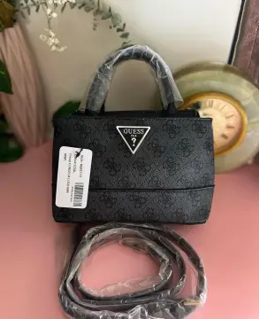 Guess Women's Katey Mini Satchel Bag, Coal, One Size : Buy Online